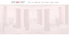 Desktop Screenshot of maliri-morava.cz
